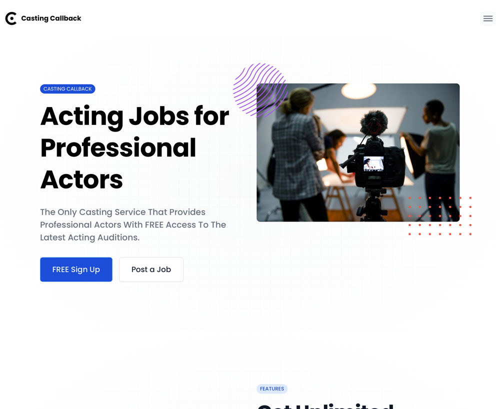 Screenshot of Casting Callback